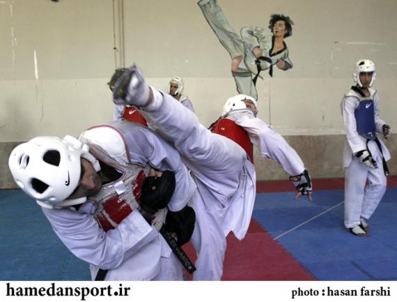 اردوی تیم ملی تکواندو نیروهای مسلح در همدان به روایت تصویر 