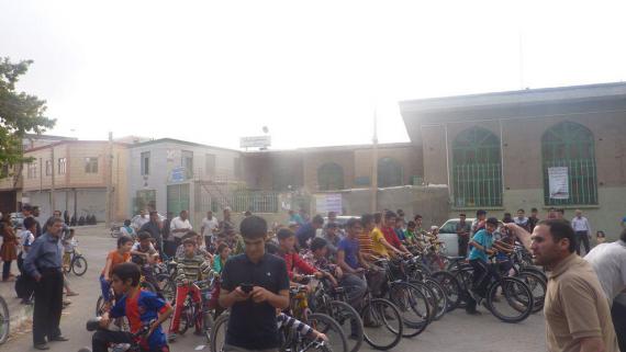برگزاری همایش دوچرخه سواری با شعار ورزش دشمن اعتیاد 