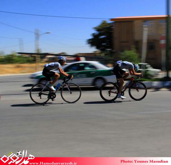 اولین مرحله لیگ دوچرخه سواری کشوری در همدان
