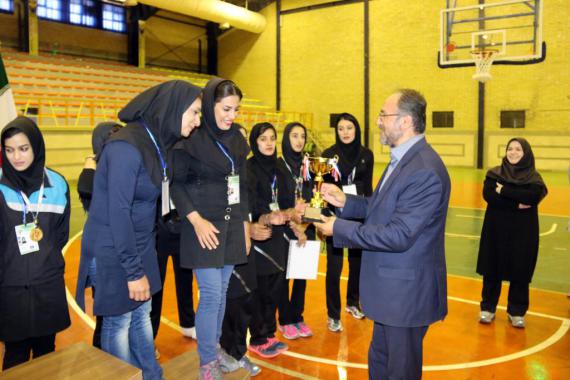 اختتامیه المپیاد ورزشی دختران دانشجوی سما  کشور در همدان 