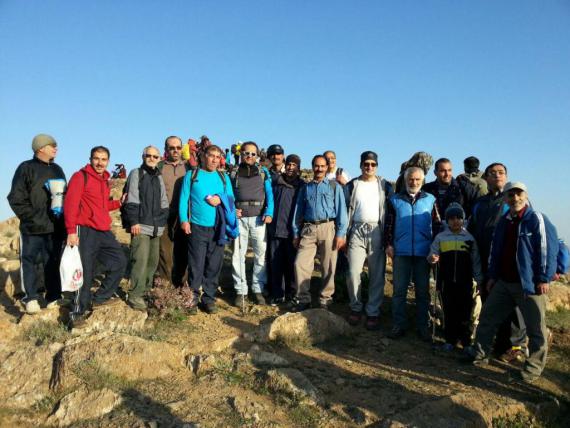 کوهپیمایان ملایری یاد و خاطره شهید ابراهیم خانی را درهمایش کوهپیمایی  گرامی داشتند