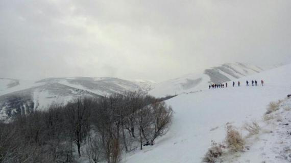 صعود کوهنوردان همدانی به رشته کوه های الوند و ارتفاعات کلاه قاضی در همدان 