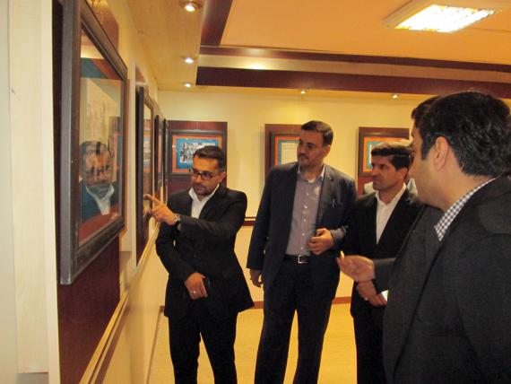 افتتاح نمایشگاه عکس تاریخ ورزش همدان 
