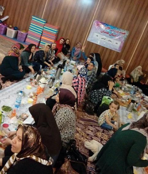 مراسم افطاری باشگاه روژان در ماه مبارک رمضان 