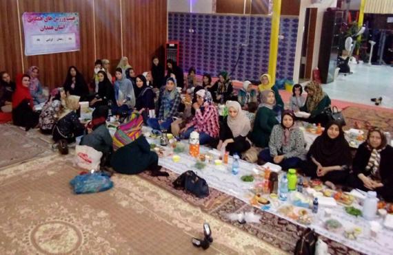 مراسم افطاری باشگاه روژان در ماه مبارک رمضان 