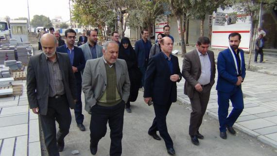 پیشرفت 35 درصدی طرح پیاده راه سازی خیابان اکباتان