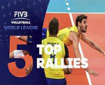 5 رالی دیدنی در هفته اول لیگ جهانی والیبال
