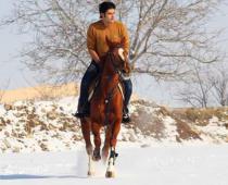  فیلم سوارکاران همدانی در برف مادستان