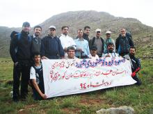 صعود کارکنان فنی و حرفه ای استان همدان به ارتفاعات خان گرمز
