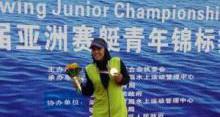 قایقران همدانی در مسابقات روئینگ قهرمانی آسیا به مدال برنز دست یافت 