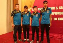 نوجوانان پینگ پنگ برای اولین بار پنجم آسیا شدند