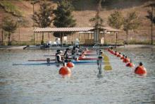 بانوان قایقران همدان در مسابقات قهرمانی کشور آبهای آرام 