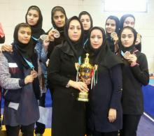 بانوان ملایری مقام سوم لیگ جوانان کشور را کسب کردند 