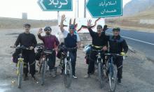 رکاب زنی دوچرخه سواران همدانی  تا کربلای معلی 
