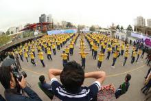 گزارشی از زنگ ورزش مدارس در زمستان های سرد همدان