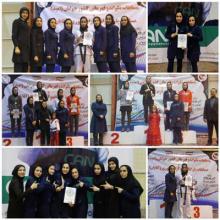 کسب دو مدال برنز بانوان تکواندوکار استان درمسابقات قهرمانی کشور 