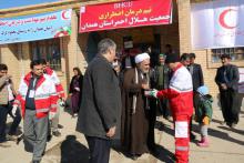 معاینه رایگان250روستایی توسط تیم درمان اضطراری جمعیت هلال احمر استان همدان 
