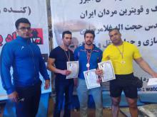 کسب عنوان دونشان طلا در مسابقات قویترین مردان استان البرز