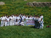 تصاویری از همایش بزرگ کوهنوردی کاراته کا همدانی به مناسبت آزاد سازی خرمشهر 