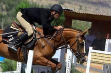 برگزاری رقابت پرش با اسب جام پروانگي در همدان
