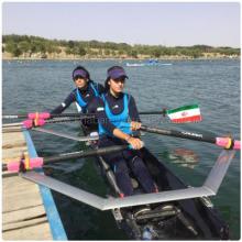 طلای مسابقات روئینگ قهرمانی آسیا برگردن قایقران همدانی