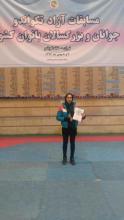 درخشش بانوی همدانی در مسابقات آزاد تکواندو 
