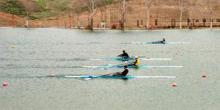 دومین اردوی تیم ملی روئینگ آقایان در دریاچه آزادی با حضور قایقرانی کاران همدان برگزار می شود 