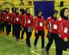  آیین افتتاحیه المپیاد ورزشی دختران دانشجوی سما در همدان 
