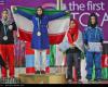 حجاب ورزشکاران زن خارجی روی سکوی‌ قهرمانی در ایران/عکس