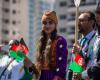 لباس دختر افغان سوژه عکاسان المپیک 