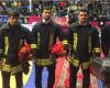 برترین کشتی‌گیران سال ایران با لباس آتش‌نشانان فداکار